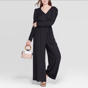 A New Day Black Wide Leg Jumpsuit Small NWT
